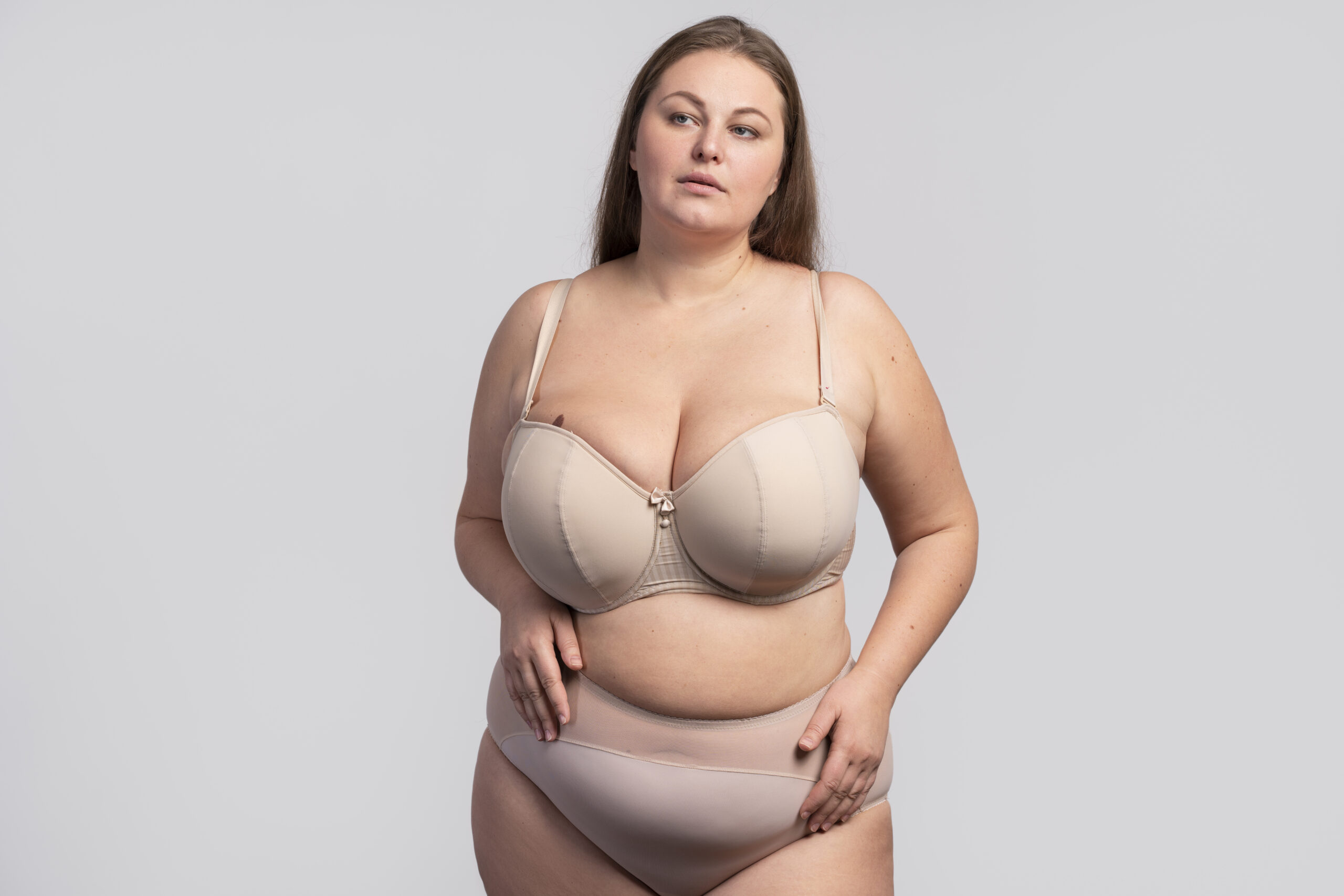 Curvy Women’s Plus Size Plunge T-Shirt Bra